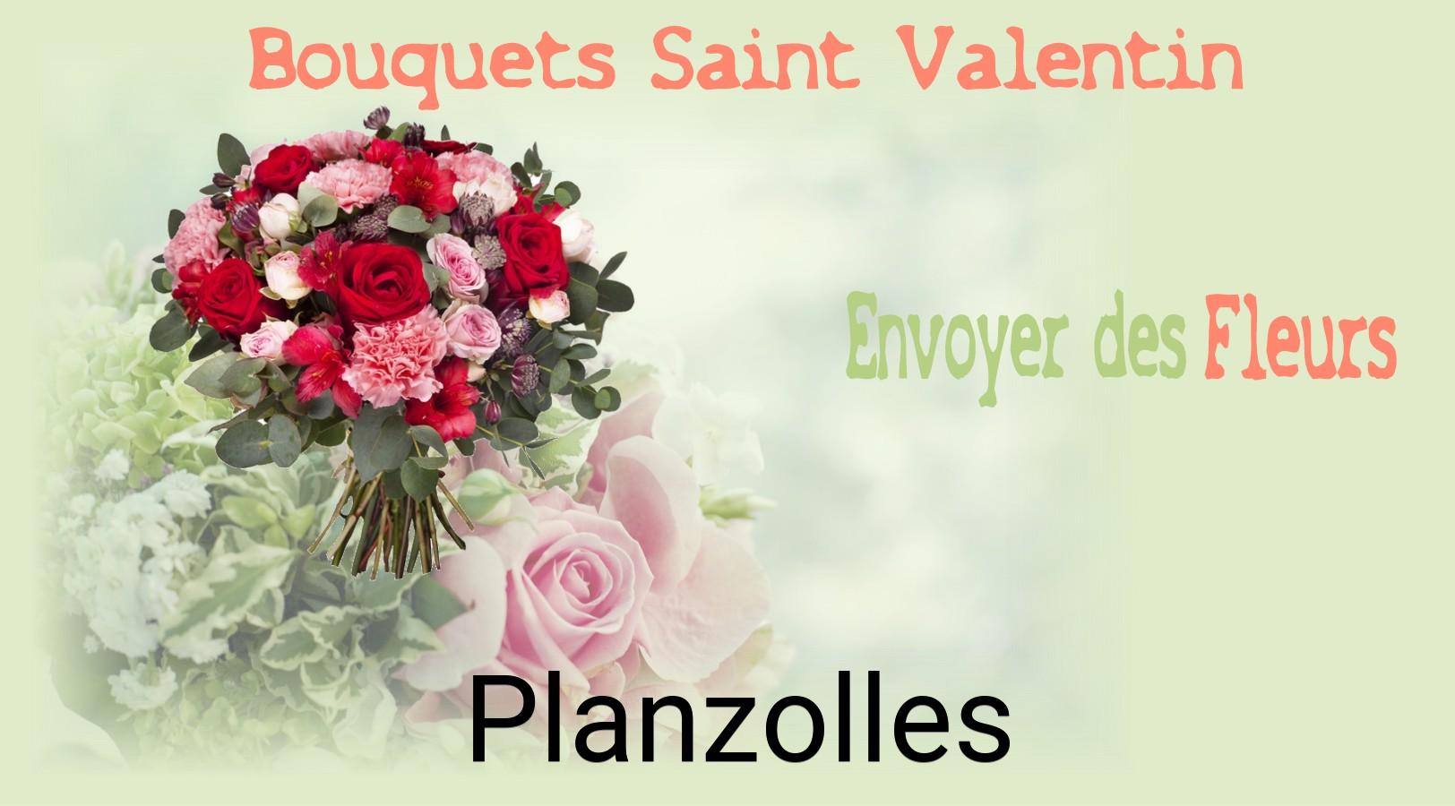 Roses de Saint-Valentin livrées à Planzolles